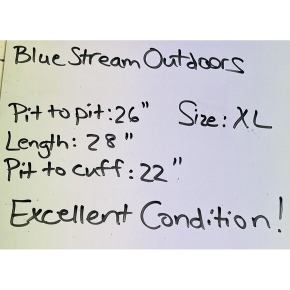 Blue Stream Outdoor Full Zip Brown Speckled Jacket XL Atateks Jordan - Picture 7 of 7